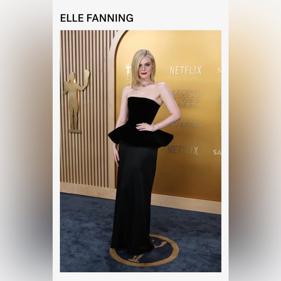 Bill Blass Ruched Peplum Black Gown. Sz 2-4. Mint! Emma Stone 2024 Oscars! - Picture 4 of 11